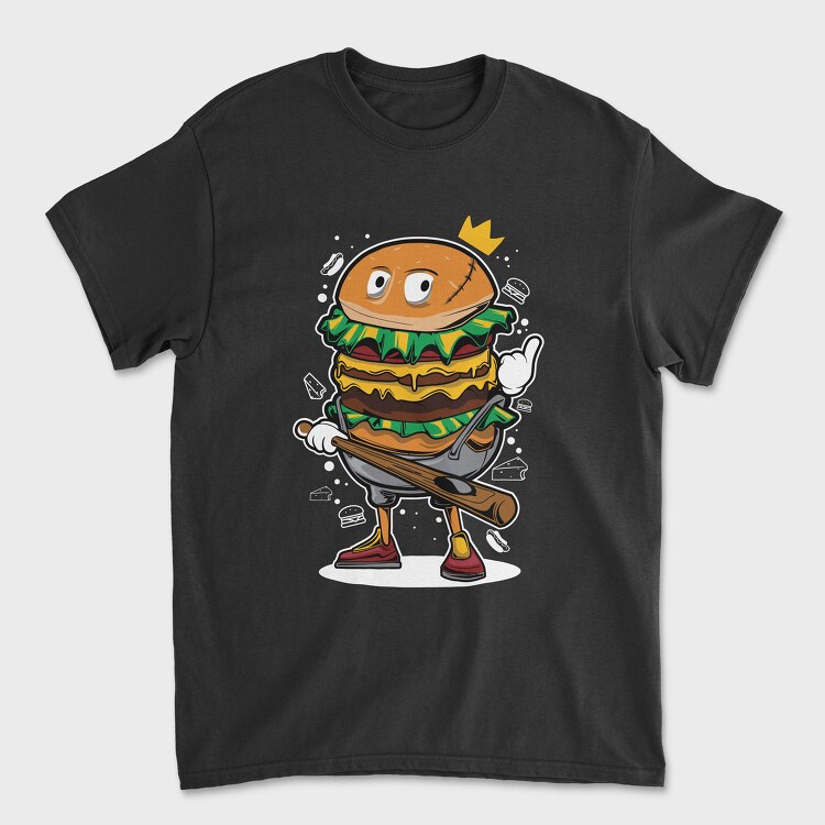 King Burger, Tricou Barbati (Unisex)