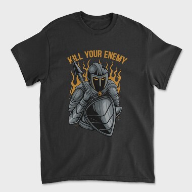 Knight Of Flames, Tricou Barbati (Unisex)