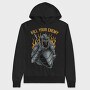 Knight Of Flames, Hanorac Oversize Barbati (Unisex)