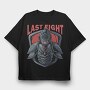 Last Fight Knight, Tricou Oversize Barbati (Unisex)