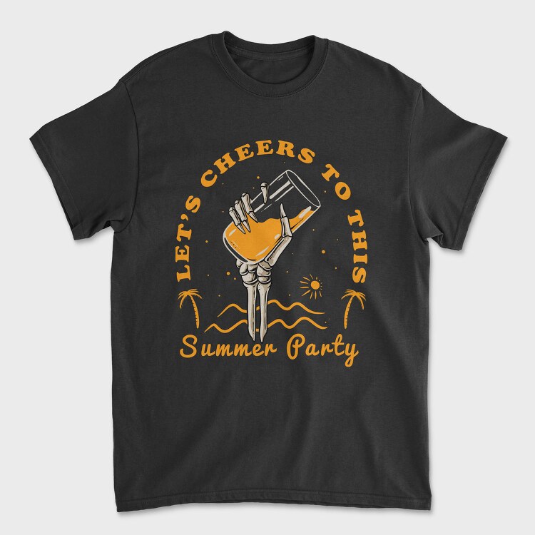 Lets Cheers Summer, Tricou Barbati (Unisex)