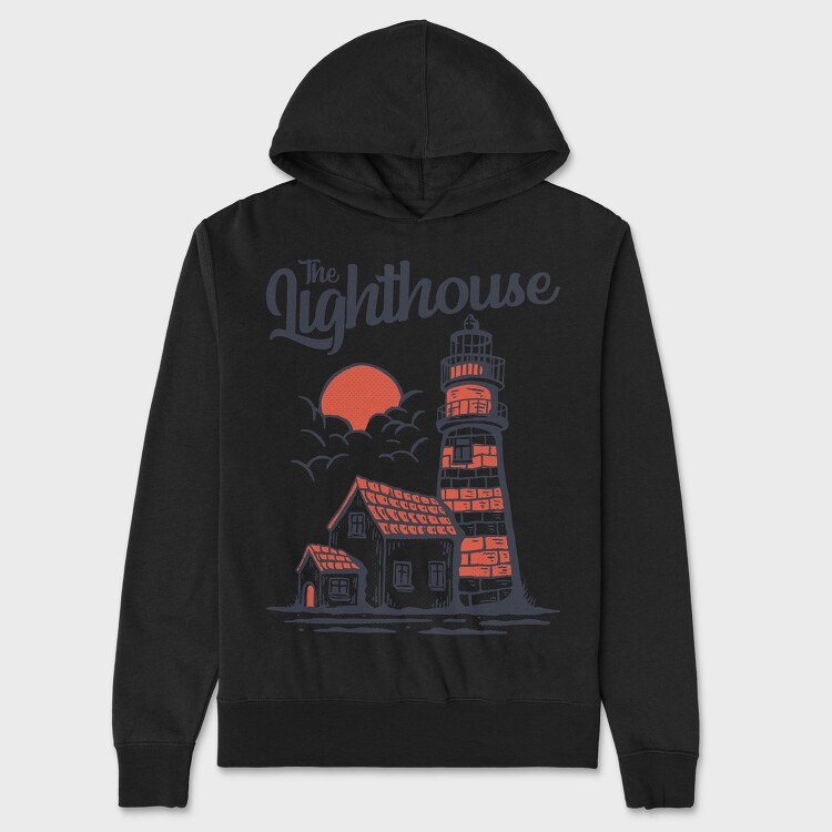 Lighthouse House, Hanorac Oversize Barbati (Unisex)