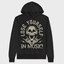 Lose Yourself In Music, Hanorac Oversize Barbati (Unisex)