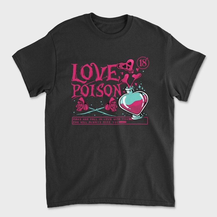 Love Poison Potion, Tricou Barbati (Unisex)
