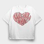Love You Forever, Tricou Oversize Barbati (Unisex)
