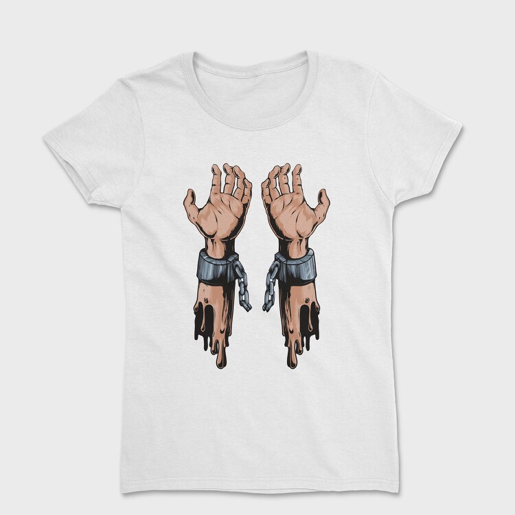 Metal Hands Dripping, Tricou Femei
