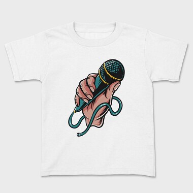 Microphone Fist Grip, Tricou Copii