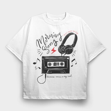 Morning Song High, Tricou Oversize Barbati (Unisex)