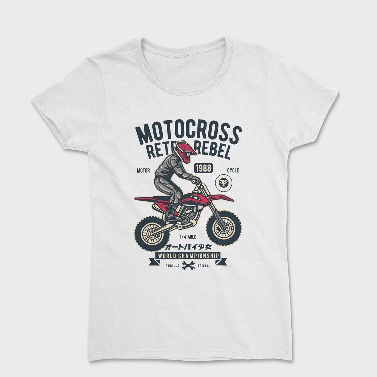 Motocross Rebel Race, Tricou Femei