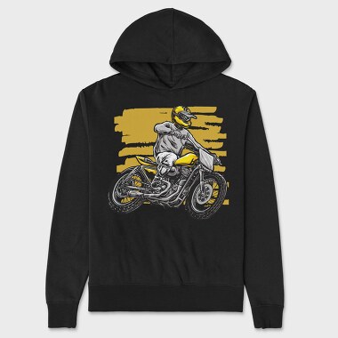 Motorcross Rider, Hanorac Oversize Barbati (Unisex)