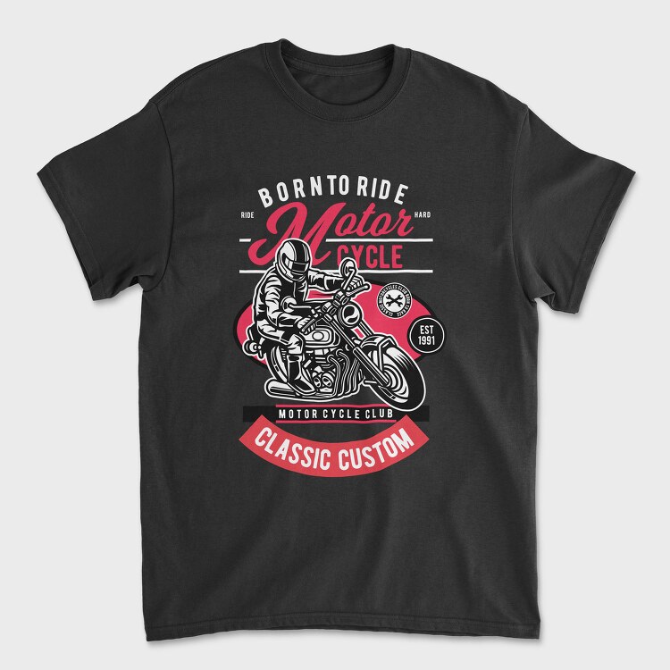 Motorcycle Club Classic, Tricou Barbati (Unisex)