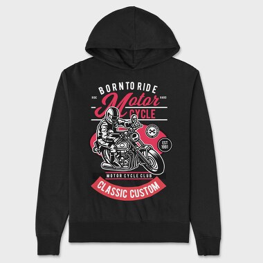 Motorcycle Club Classic, Hanorac Oversize Barbati (Unisex)