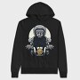 Motorcycle Rider 1, Hanorac Oversize Barbati (Unisex)