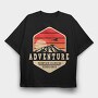 Mountain Adventure Climb, Tricou Oversize Barbati (Unisex)