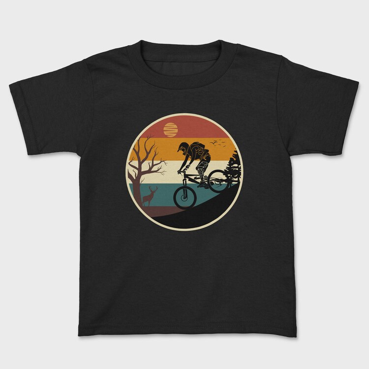 Mountain Bike Sunset, Tricou Copii