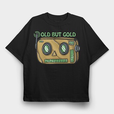 Old But Gold Radio, Tricou Oversize Barbati (Unisex)