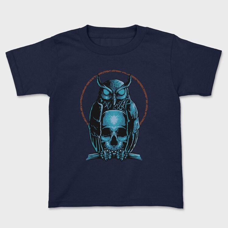Owl Skull Emblem, Tricou Copii