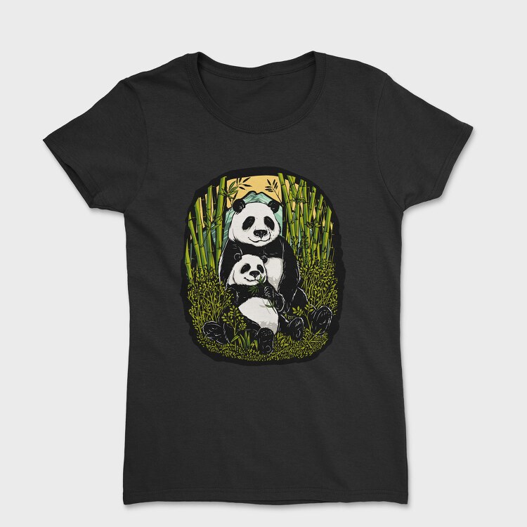 Panda Bamboo Paradise, Tricou Femei