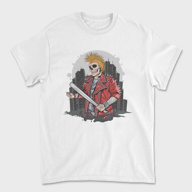 Punk Skull City, Tricou Barbati (Unisex)