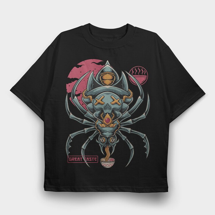 Ramen Beetle, Tricou Oversize Barbati (Unisex)