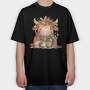 Christmas Cow Bell, Tricou Oversize Barbati (Unisex)