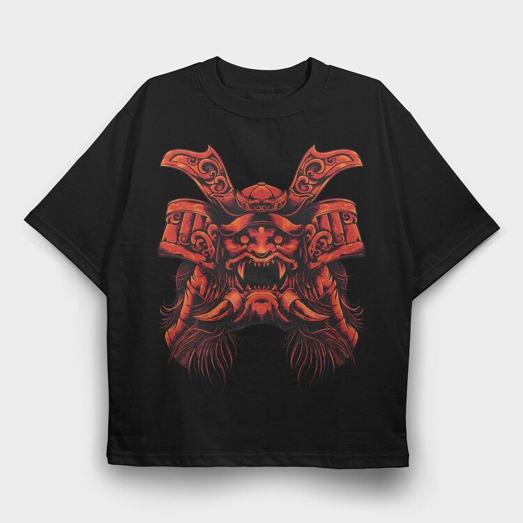 Red Dragon Roar, Tricou Oversize Barbati (Unisex)
