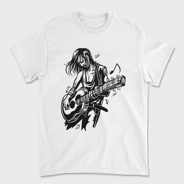 Rockstar Guitar Solo, Tricou Barbati (Unisex)