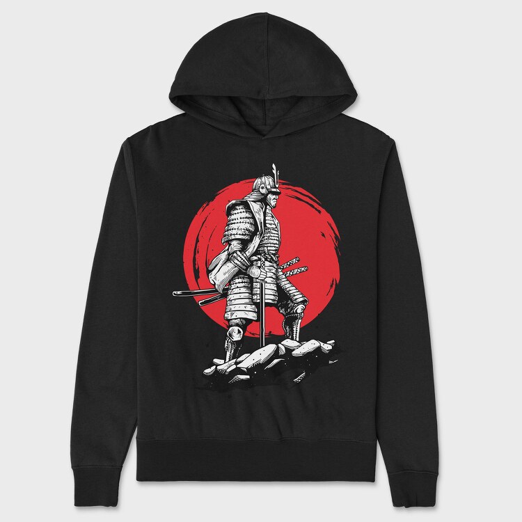 Samurai Warrior 1, Hanorac Oversize Barbati (Unisex)
