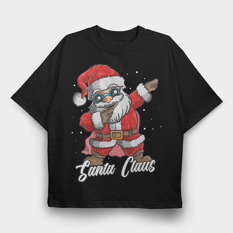 Santa Claus Cool, Tricou Oversize Barbati (Unisex)