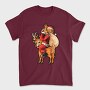 Santa Reindeer Hug, Tricou Barbati (Unisex)