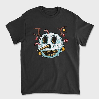 Santa Skull, Tricou Barbati (Unisex)