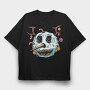Santa Skull, Tricou Oversize Barbati (Unisex)