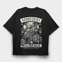 Scooter Biker Skull, Tricou Oversize Barbati (Unisex)