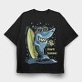 Shark Summer Surf, Tricou Oversize Barbati (Unisex)