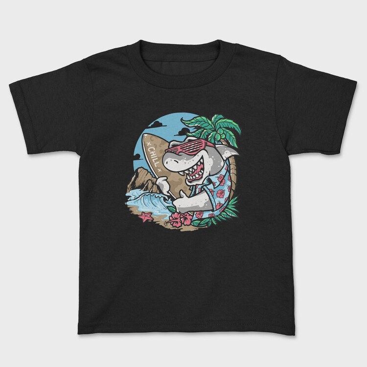 Shark Surf Chill, Tricou Copii