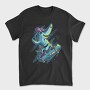 Skate Shark Neon, Tricou Barbati (Unisex)