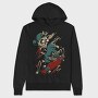 Skate Zombie, Hanorac Oversize Barbati (Unisex)
