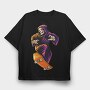 Skateboard Grim Reaper, Tricou Oversize Barbati (Unisex)