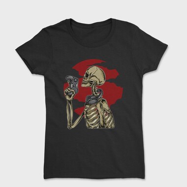Skeleton Gamer, Tricou Femei