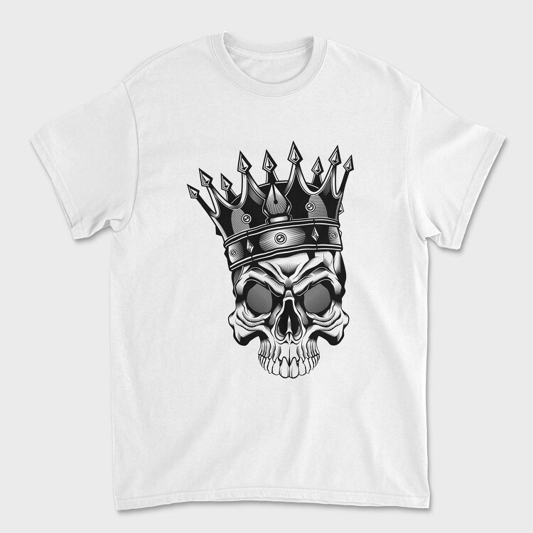 Skull Crown King, Tricou Barbati (Unisex)