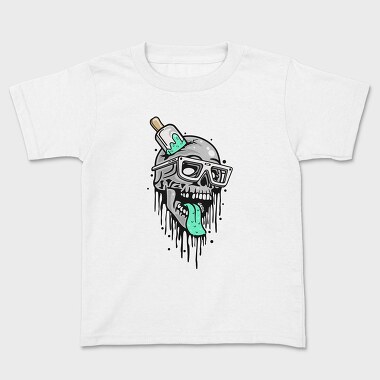 Skull Glasses Pickle, Tricou Copii