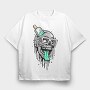 Skull Glasses Pickle, Tricou Oversize Barbati (Unisex)