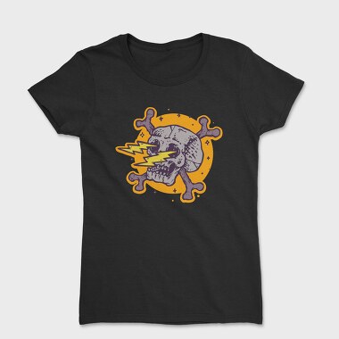 Skull Lightning Strike, Tricou Femei