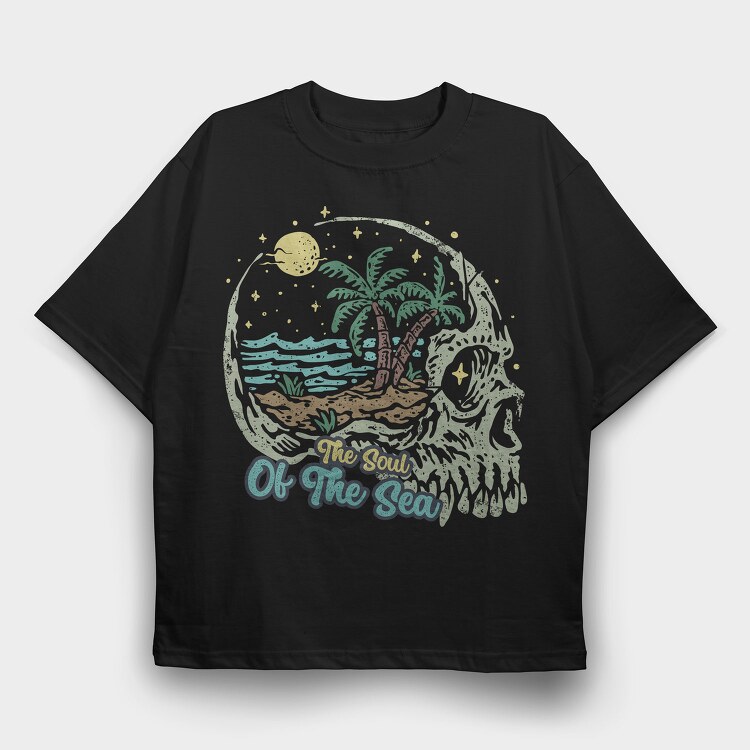 Soul Of The Sea, Tricou Oversize Barbati (Unisex)