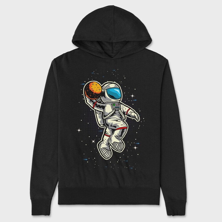 Space Cookie Astronaut, Hanorac Oversize Barbati (Unisex)