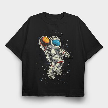 Space Cookie Astronaut, Tricou Oversize Barbati (Unisex)