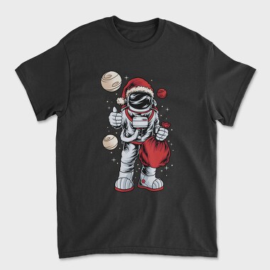 Space Santa Explorer, Tricou Barbati (Unisex)