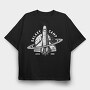 Space Shuttle Orbit, Tricou Oversize Barbati (Unisex)