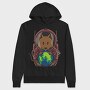 Space Squirrel Planet, Hanorac Oversize Barbati (Unisex)