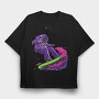 Space Surf Astronaut, Tricou Oversize Barbati (Unisex)
